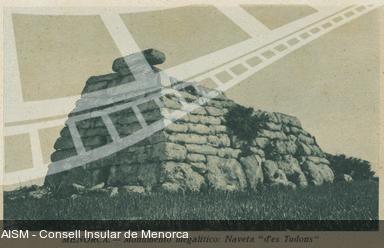 Menorca.- Monumento megalítico: Naveta "d'es Tudons". [Fotografia]